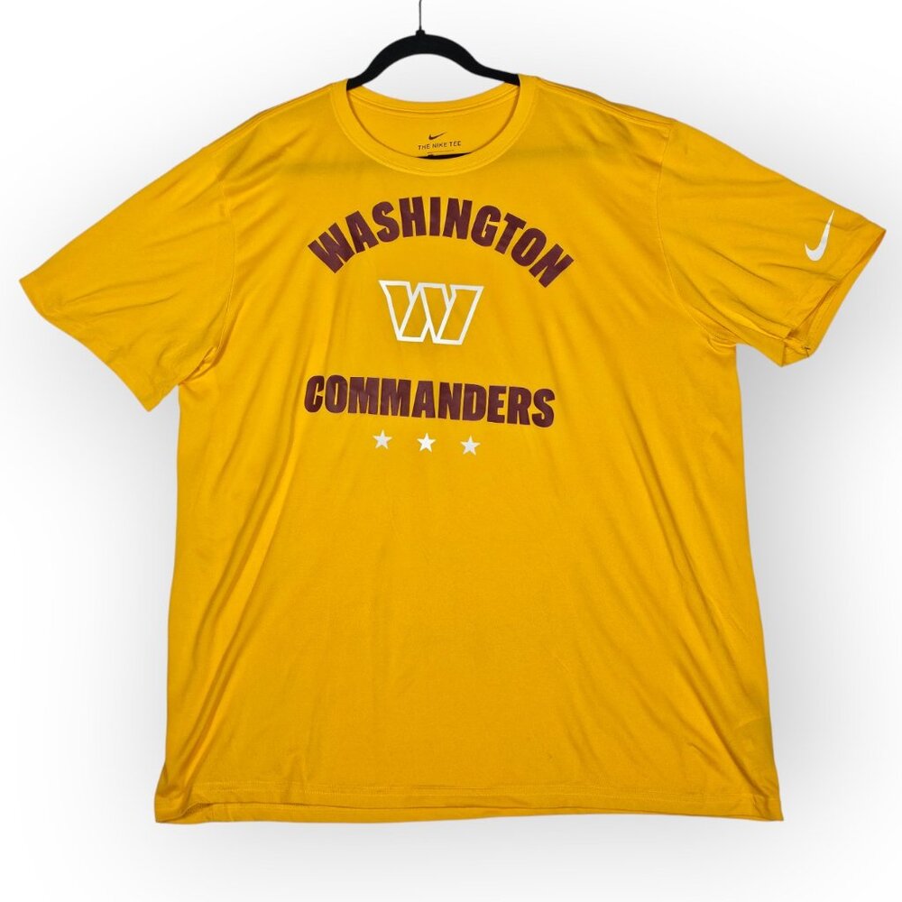 Nike NFL Washington Commanders Dri-FIT T-Shirt XXL NWT  Gold / Burgundy